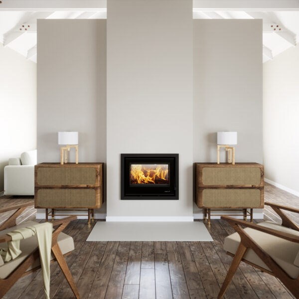 SAfire Heeta 700 Double Sided Insert Wood Fireplace - Southern Fireplace